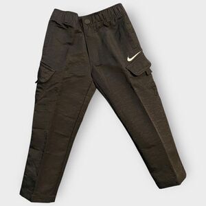 Nike Big Kids Woven Black Cargo Pants size 4 XS (3-4 Years) New with Tags